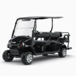 2025 E-Z-G-O Express S6 Gas, Black | Carts & Parts