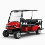 2025 E-Z-G-O Express S6 Gas, Flame Red | Carts & Parts