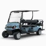 2025 E-Z-G-O Express S6 Gas, Ocean Grey | Carts & Parts