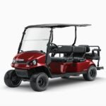 2025 E-Z-GO All-New Valor 6 Electric 48V, Inferno Red | Carts & Parts