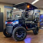 2027 E-Z-GO Liberty 4 XT Elite 2.2 Lifted • Lithium • Patriot Blue • Street-Ready and American-Built | OEM EZGO Golf Cart Part | Carts & Parts