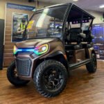 2027 E-Z-GO Liberty 4F XTL Elite 2.2 Lifted • Lithium • Matte Brown • Street-Ready and American-Built | OEM EZGO Golf Cart Part | Carts & Parts