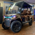 2027 E-Z-GO Liberty 4F XTL Elite 2.2 Lifted • Lithium • Matte Brown • Street-Ready and American-Built | OEM EZGO Golf Cart Part | Carts & Parts