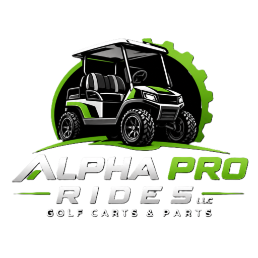 Alpha Pro Rides Golf Cart logo