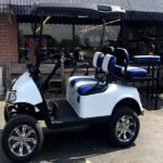 E-Z-GO Freedom RXV, White Lifted | Carts & Parts